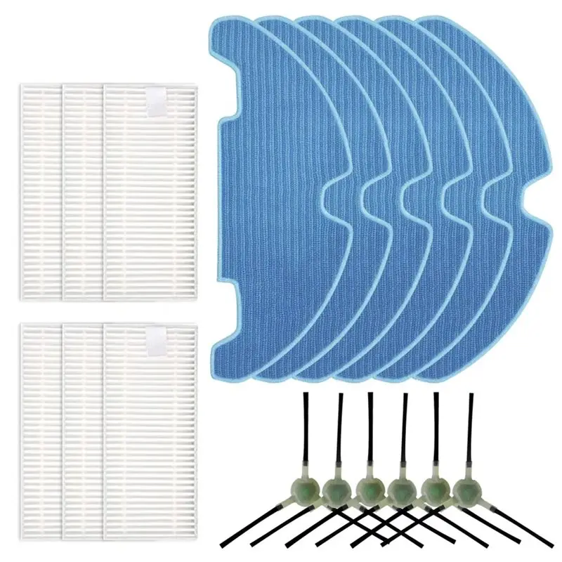 AT28-Robot Vacuum Cleaner Accessories 18PCS Replacement Parts Side Brush Mop Cloth Hepa Filter For Lefant M310
AT28-Robot Vacuum Cleaner Accessories 18PCS Replacement Parts Side Brush Mop Cloth Hepa Filter For Lefant M310