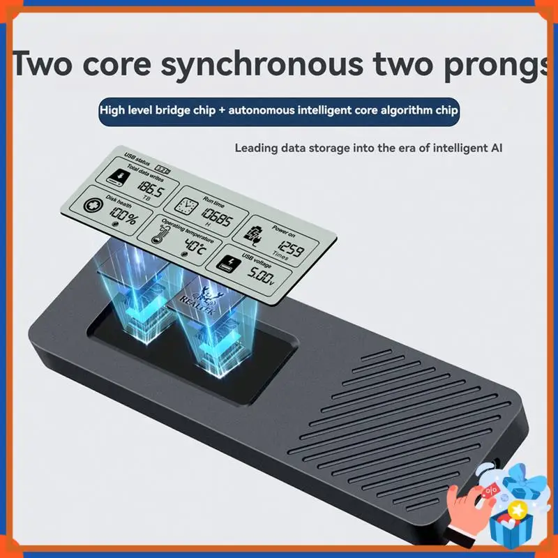 Compact SSD Enclosure M.2 SSD Enclosure M.2 Nvme SSD Enclosure SSD Enclosure Withdisplay Screen
Compact SSD Enclosure M.2 SSD Enclosure M.2 Nvme SSD Enclosure SSD Enclosure Withdisplay Screen