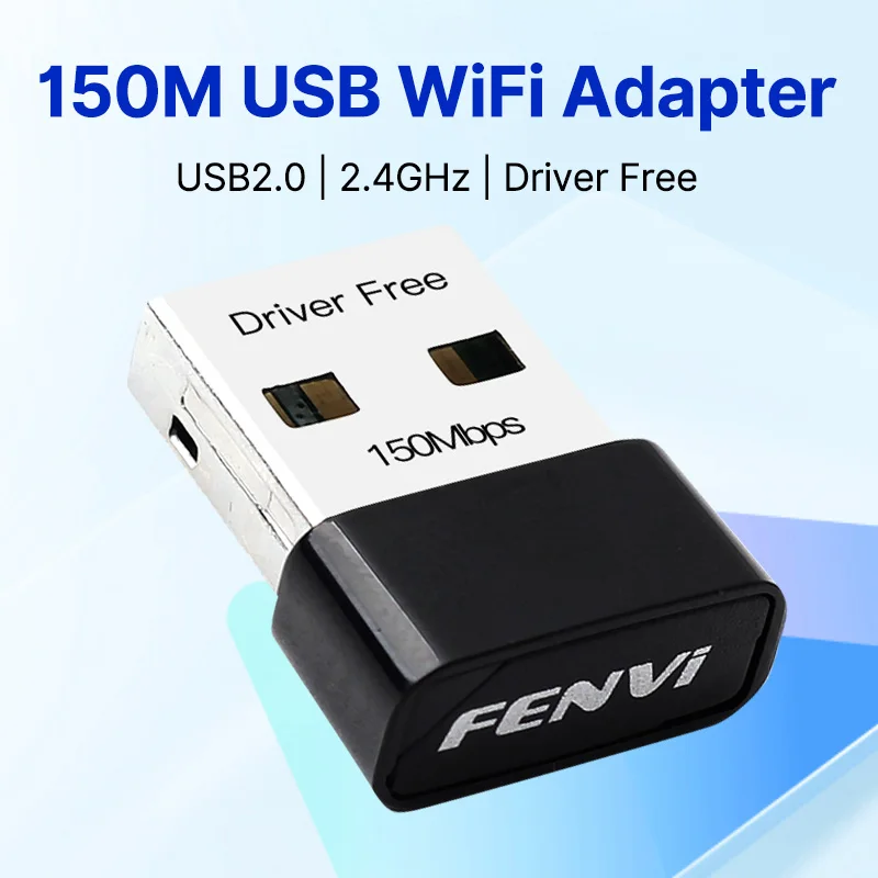 Mini USB WiFi Adapter 2.4G 150M Wireless Network Card USB 2.0 WiFi Ethernet Receiver Dongle for PC Computer Accessories
Mini USB WiFi Adapter 2.4G 150M Wireless Network Card USB 2.0 WiFi Ethernet Receiver Dongle for PC Computer Accessories 