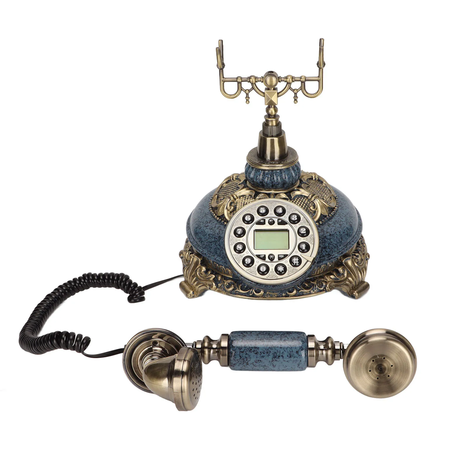 Европейский телефон MS‐8327E Европейский телефон Старомодный проводной стационарный телефон Телефон с идентификатором вызывающего абонента для дома
Европейский телефон MS‐8327E Европейский телефон Старомодный проводной стационарный телефон Телефон с идентификатором вызывающего абонента для дома