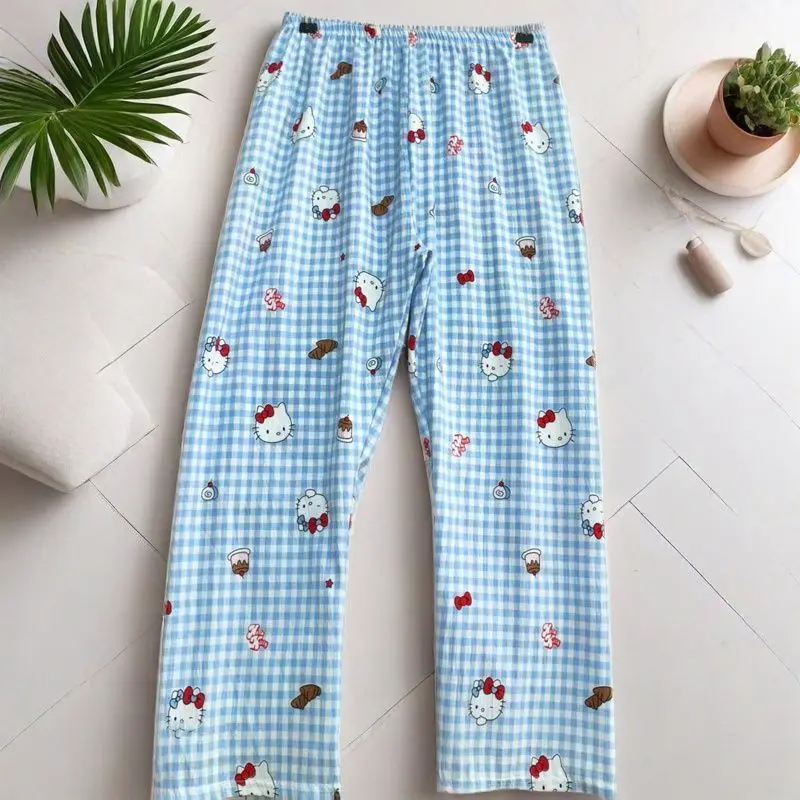 Sanrio Hello Kitty Women Sleeping Pants Kawaii Cartoon Student Summer Pajama Pants Thin Style Sleepwear Trouser Casual Homewear
Sanrio Hello Kitty Women Sleeping Pants Kawaii Cartoon Student Summer Pajama Pants Thin Style Sleepwear Trouser Casual Homewear
