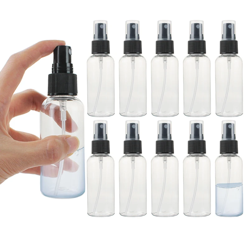 24pcs 2oz/50ml Empty Atomizer Fine Spray Bottle Clear Plastic Hand Spritzer Bottles for Liquids Travel Size Refillable Bottles
24pcs 2oz/50ml Empty Atomizer Fine Spray Bottle Clear Plastic Hand Spritzer Bottles for Liquids Travel Size Refillable Bottles