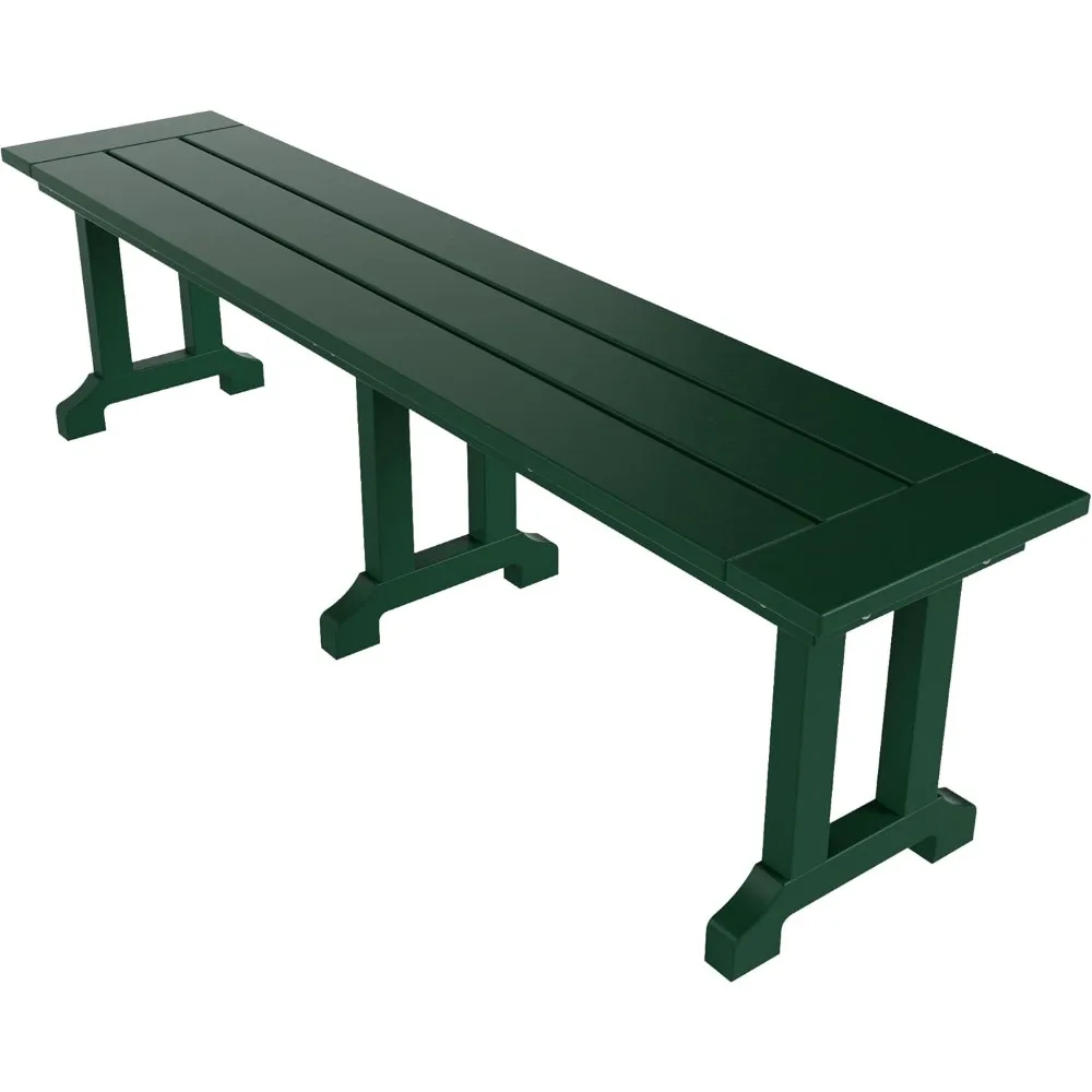 Outdoor Furniture 65” Long Trestle Horizontal Poly Lumber Bench Seat Chair, UV and Weather Resistant, Perfect for Dining,
Outdoor Furniture 65” Long Trestle Horizontal Poly Lumber Bench Seat Chair, UV and Weather Resistant, Perfect for Dining,
