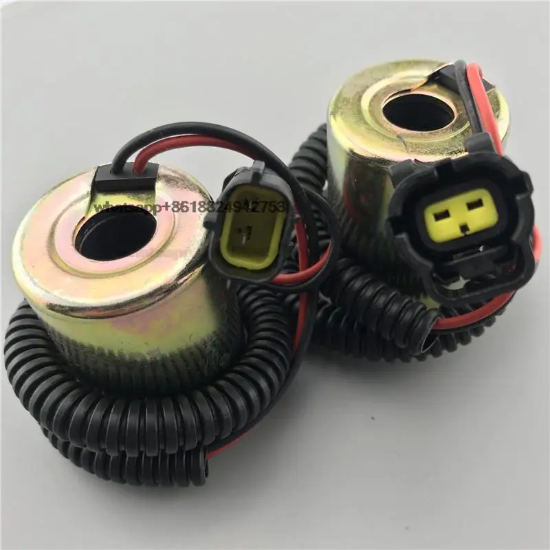 rotary solenoid valve pilot safety lock coil DC12V size plug for Daewoo for Doosan Excavator DH60-5 60-7
rotary solenoid valve pilot safety lock coil DC12V size plug for Daewoo for Doosan Excavator DH60-5 60-7