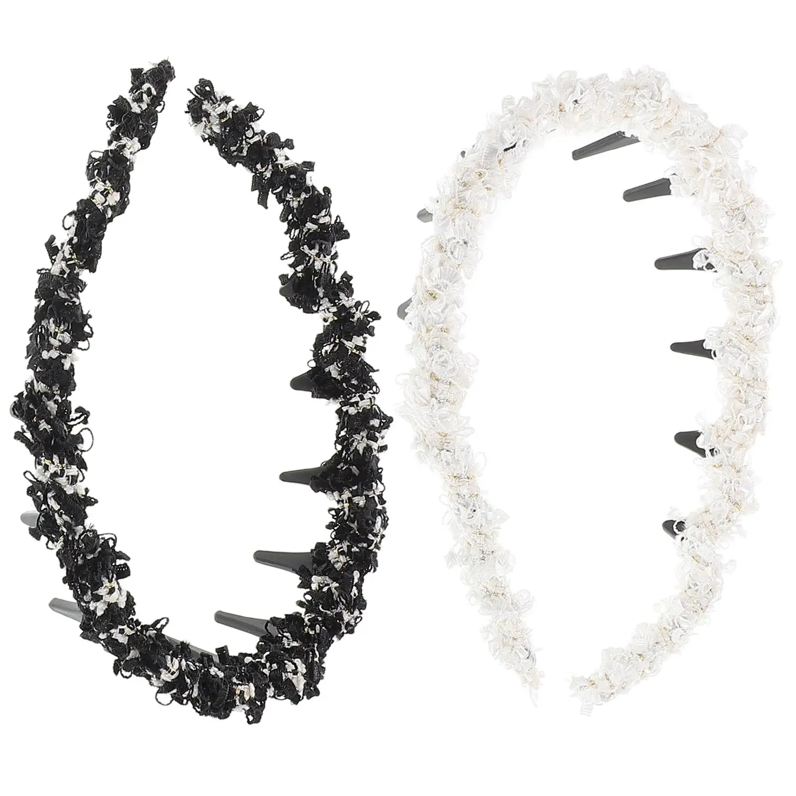 2Pcs Braided Winter Hair Hoop Elastic Headbands Nonslip Heightboosting Women Cute Beaded Clip Spa Bridesmaid Washing Face Hair
2Pcs Braided Winter Hair Hoop Elastic Headbands Nonslip Heightboosting Women Cute Beaded Clip Spa Bridesmaid Washing Face Hair