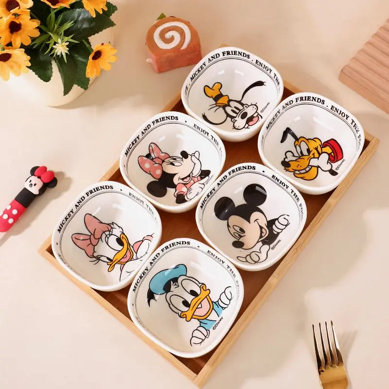 MINISO Anime Kawaii Ins Ceramic Snack Dish Disney Mickey Cute High Appearance Home Heat Resistant Bowl Tableware Gifts for Kids
MINISO Anime Kawaii Ins Ceramic Snack Dish Disney Mickey Cute High Appearance Home Heat Resistant Bowl Tableware Gifts for Kids