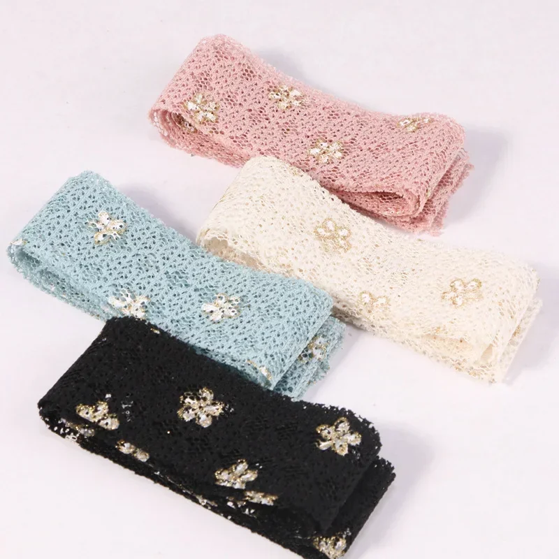 White Cotton Embroidered Lace Net Ribbons Fabric Trim DIY Sewing Handmade Craft Materials Hair Bow Accessories Wholesas 100Yards
White Cotton Embroidered Lace Net Ribbons Fabric Trim DIY Sewing Handmade Craft Materials Hair Bow Accessories Wholesas 100Yards