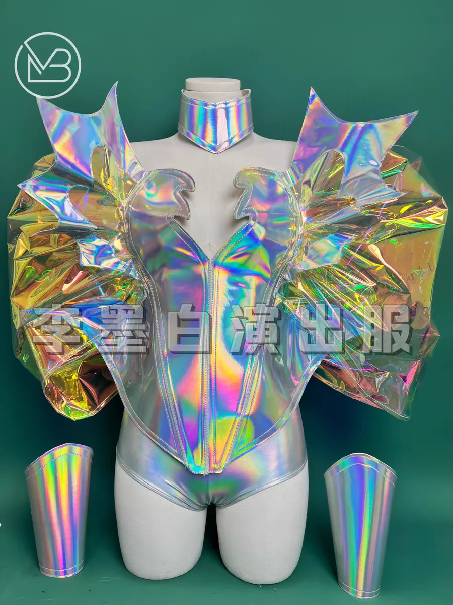 European and American Laser Illusion Armor Suit Nightclub Bar Female Singer Leading Dance Performance Clothing Party Theme Show
European and American Laser Illusion Armor Suit Nightclub Bar Female Singer Leading Dance Performance Clothing Party Theme Show