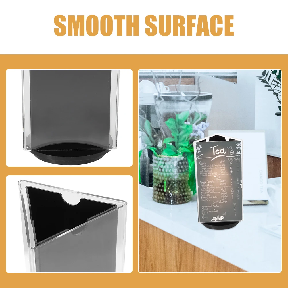 Acrylic Menu Display Rack Clear Table St Restaurant Hotel Office 3 Sided Rotatable Design Easy Installation Smooth Surface Firm
Acrylic Menu Display Rack Clear Table St Restaurant Hotel Office 3 Sided Rotatable Design Easy Installation Smooth Surface Firm