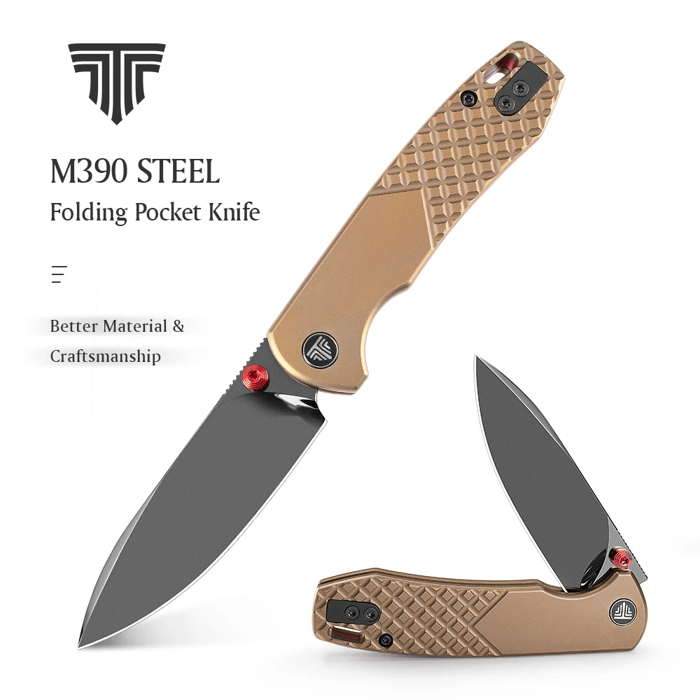 TRIVISA Outdoor Folding Knife Dragonfly-DM M390 Blade Titanium Handle Mirror DLC Finished Pocket EDC Camping Limited Collection
TRIVISA Outdoor Folding Knife Dragonfly-DM M390 Blade Titanium Handle Mirror DLC Finished Pocket EDC Camping Limited Collection