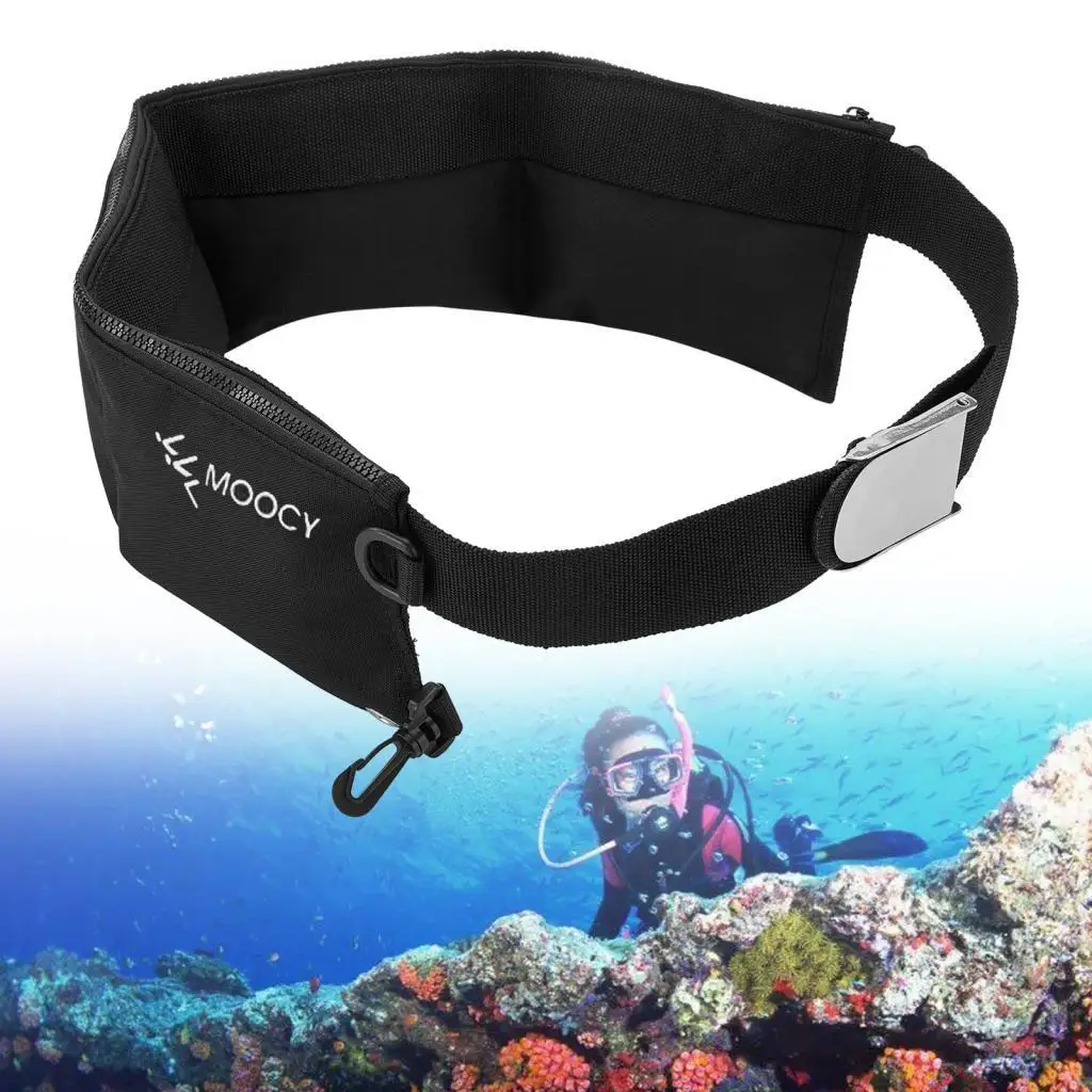 Snorkeling Webbing Weight Pouch Belt Metal Buckle Dive Weight Belt 54inch Long Professional Self Draining Pockets Adjustable
Snorkeling Webbing Weight Pouch Belt Metal Buckle Dive Weight Belt 54inch Long Professional Self Draining Pockets Adjustable