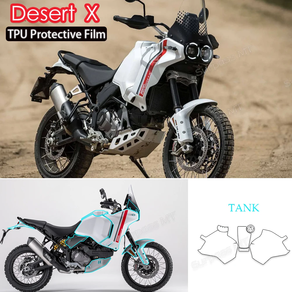 TPU PPF For Ducati DesertX Bodykit Protection Desert X Motorcycle Accessories Paint Protective Film Invisible Paint Film
TPU PPF For Ducati DesertX Bodykit Protection Desert X Motorcycle Accessories Paint Protective Film Invisible Paint Film