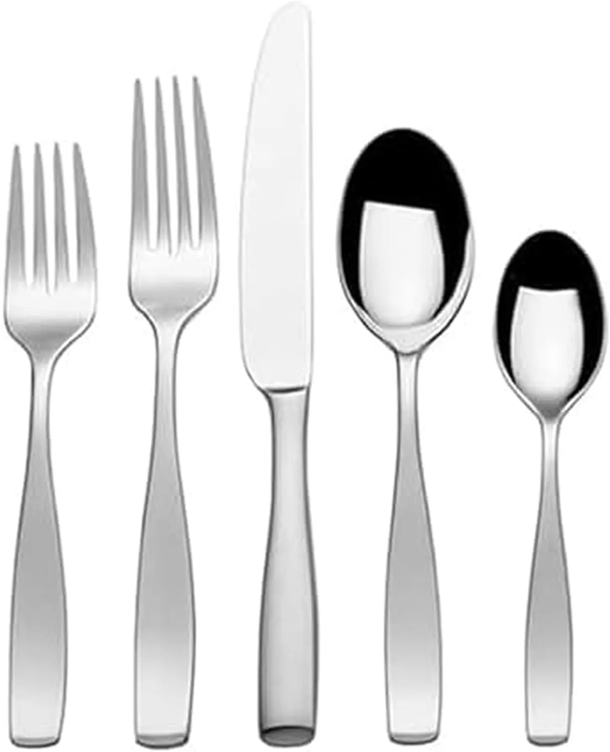 65-Piece Flatware Set for 12, Premium 18/10 Stainless Steel Silverware, Elegant Dual-Finish Design, Dishwasher Safe
65-Piece Flatware Set for 12, Premium 18/10 Stainless Steel Silverware, Elegant Dual-Finish Design, Dishwasher Safe