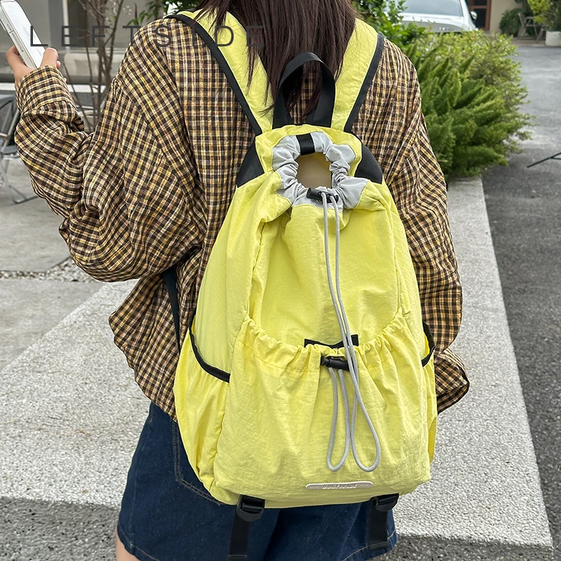 Women's Large Capacity Nylon Drawstring Backpack Casual Trendy Travel School Book Bag 2026 Soft New Trend Fashion Back Packs
Women's Large Capacity Nylon Drawstring Backpack Casual Trendy Travel School Book Bag 2026 Soft New Trend Fashion Back Packs
