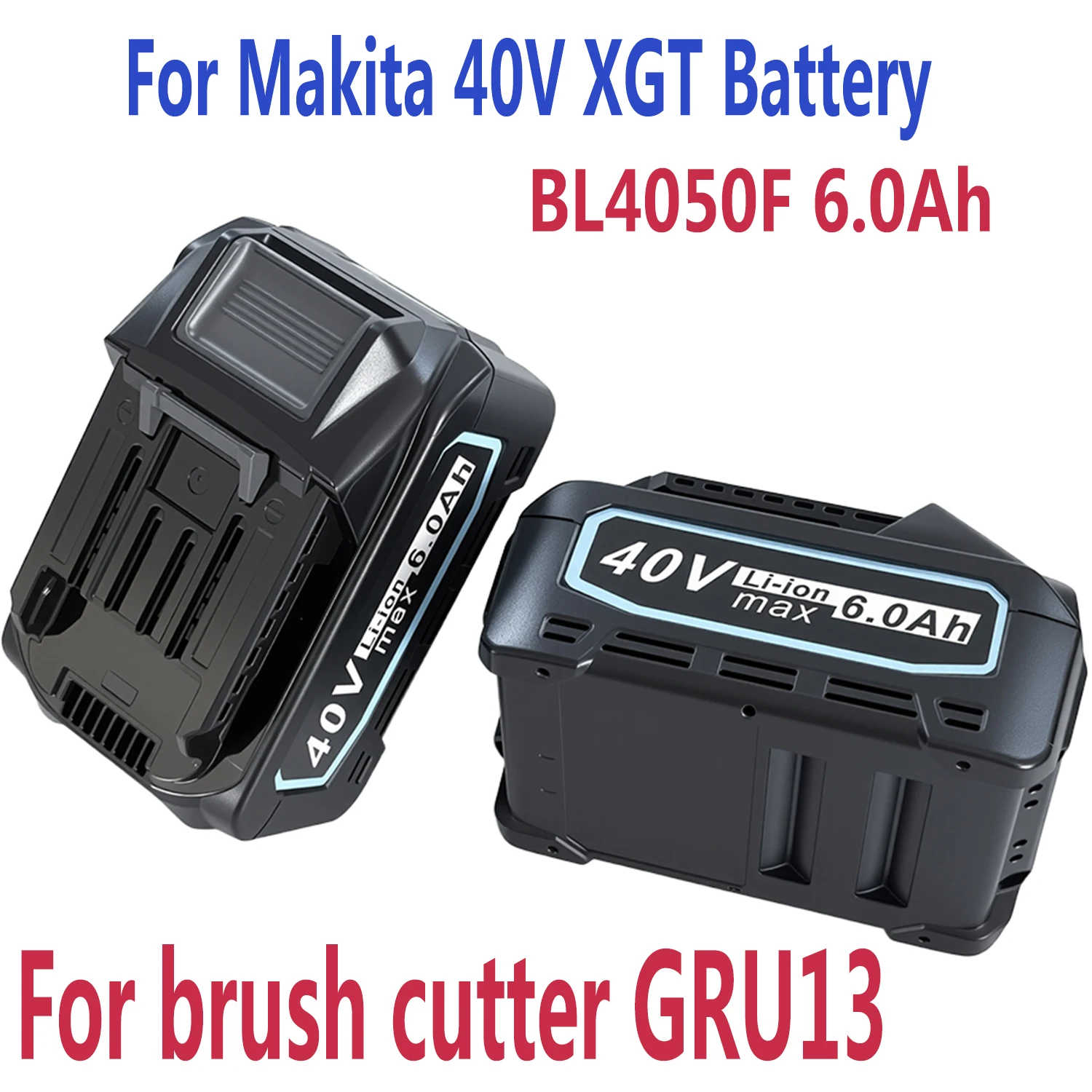 For Makita 40V XGT 6.0Ah Li-ion Power tools replacement battery, for Electric Drill Screwdriver
For Makita 40V XGT 6.0Ah Li-ion Power tools replacement battery, for Electric Drill Screwdriver