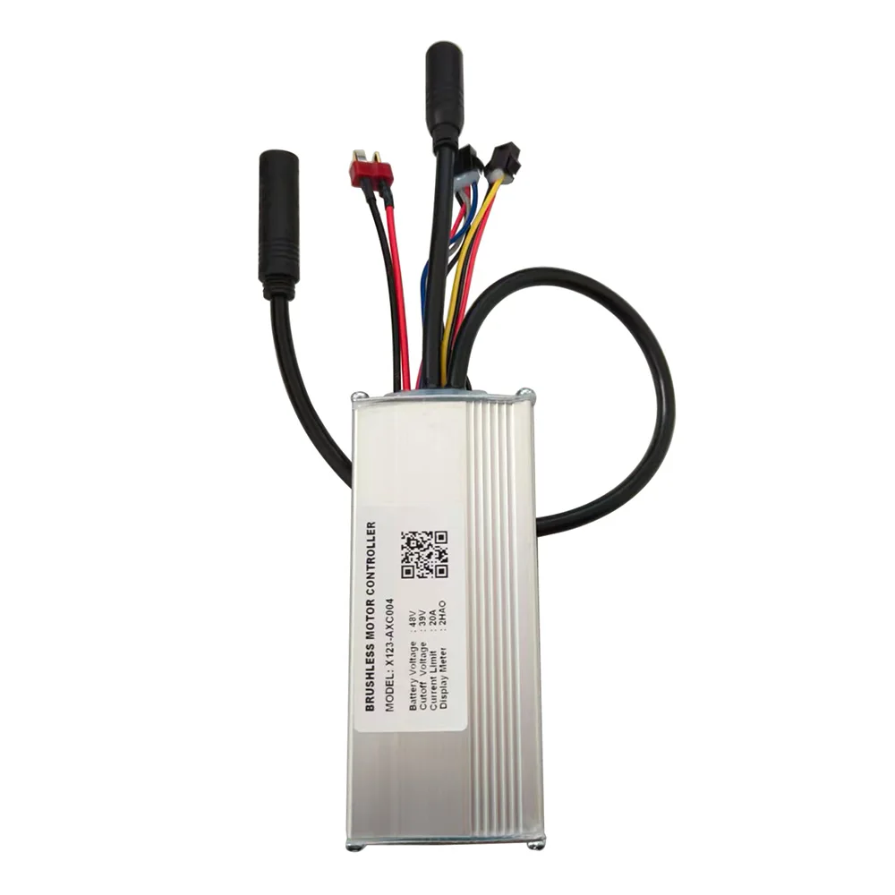 Brushless Motor Controller X123-AXC004 48V 20A Electric Bike Scooter Speed Controller Compatible with 2HAO Protocol Display
Brushless Motor Controller X123-AXC004 48V 20A Electric Bike Scooter Speed Controller Compatible with 2HAO Protocol Display