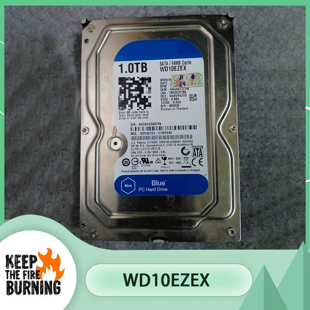 For WD WD10EZEX Mechanical hard drive 3.5'' 1TB 7200 64MB HDD
For WD WD10EZEX Mechanical hard drive 3.5'' 1TB 7200 64MB HDD