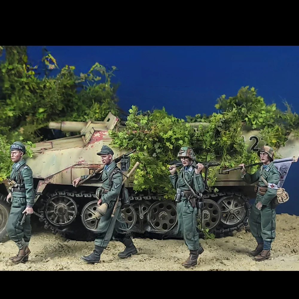 1/35 PANZER GRENADIER, WW2, Resin Model figure Soldier, WWII Military themes, Unassembled and unpainted kit
1/35 PANZER GRENADIER, WW2, Resin Model figure Soldier, WWII Military themes, Unassembled and unpainted kit