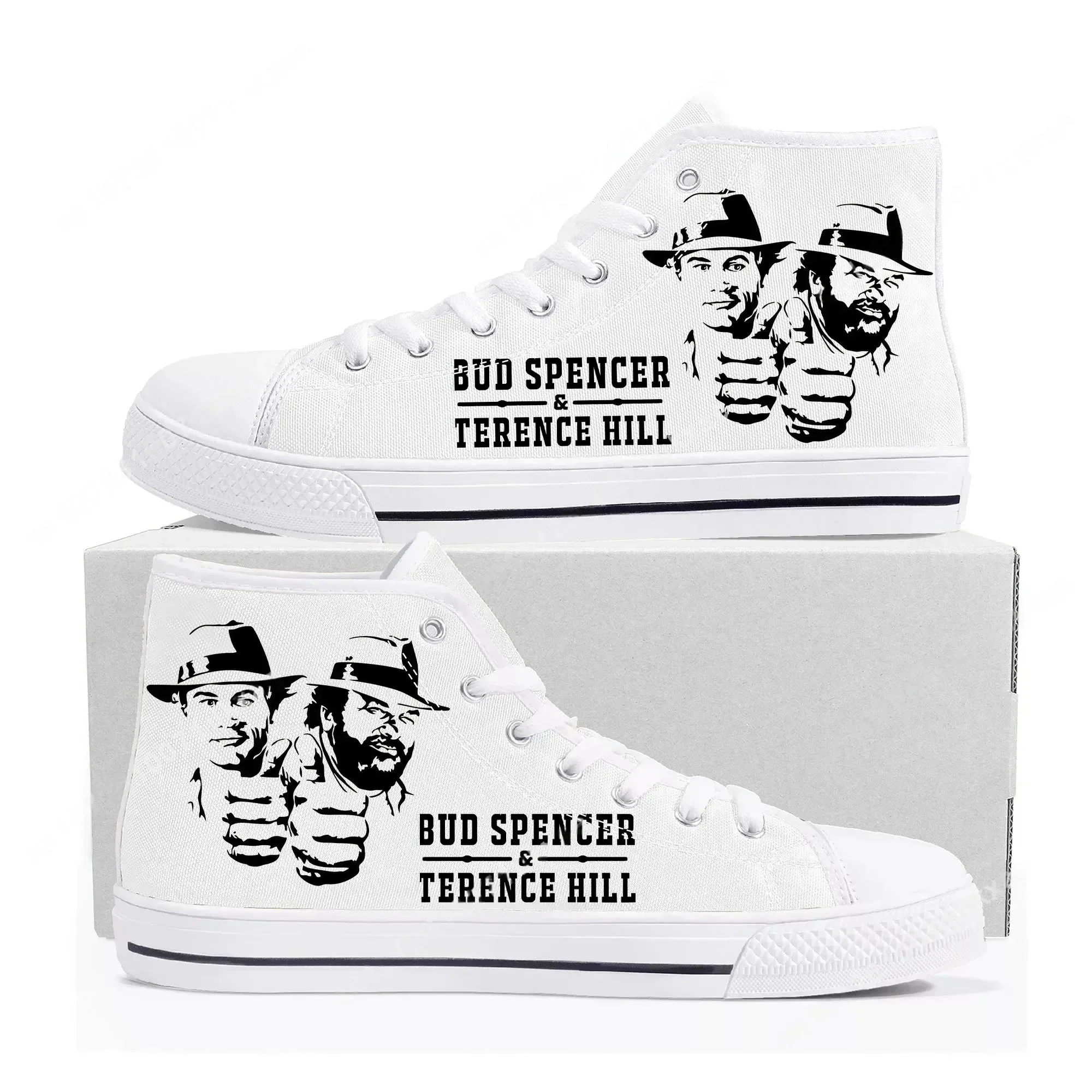 Кроссовки Bud Spencer Terence Hill с высоким верхом для мужчин, женщин и подростков, высококачественные повседневные кроссовки из канваса, обувь на заказ, обувь для самостоятельного изготовления
Кроссовки Bud Spencer Terence Hill с высоким верхом для мужчин, женщин и подростков, высококачественные повседневные кроссовки из канваса, обувь на заказ, обувь для самостоятельного изготовления