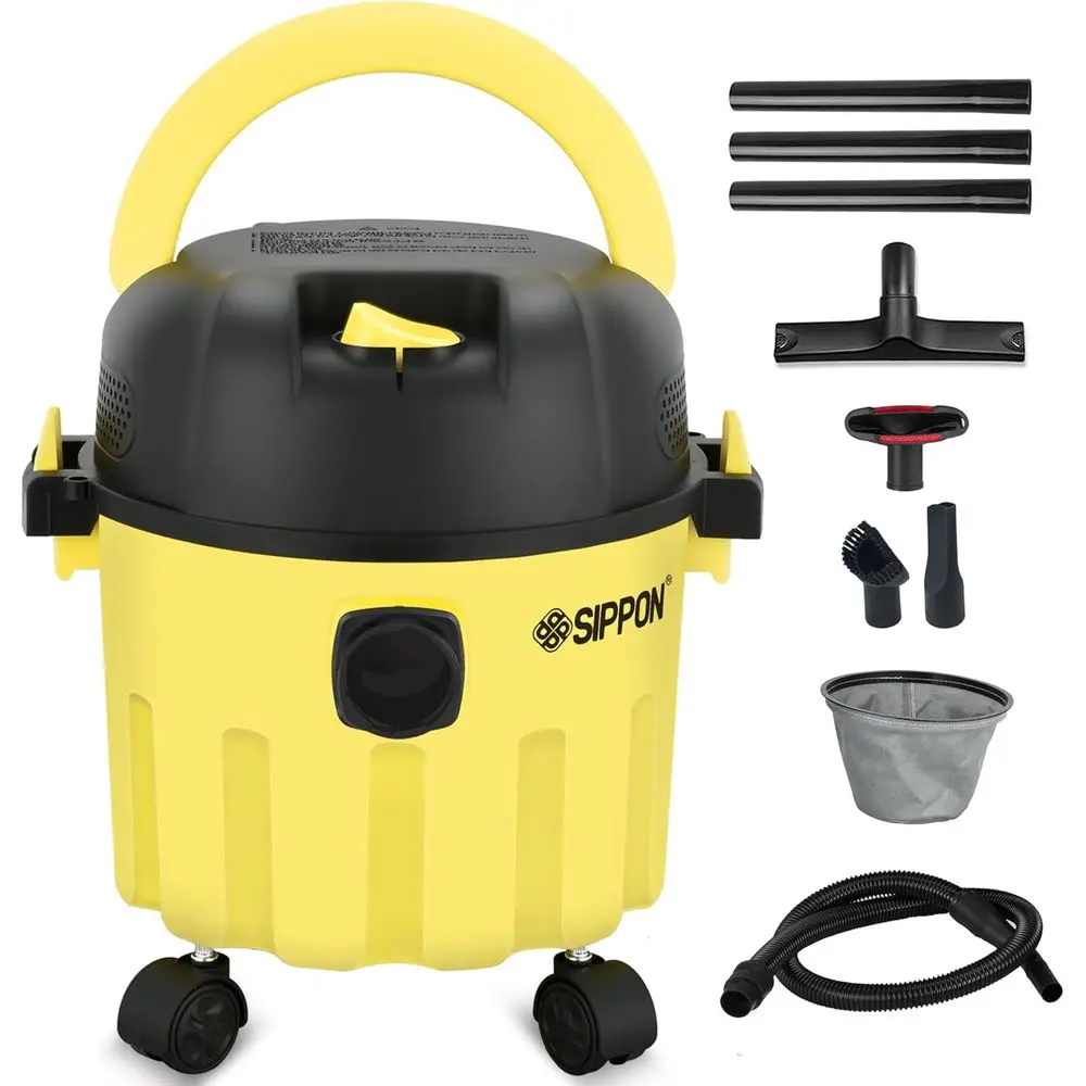 Wet-Dry Vacuum, 3-in-1 Portable Shop Vacuum Cleaner with 2 Peak HP Power Suction, Lightweight Wet Dry Vacuum with Blower & Wall
Wet-Dry Vacuum, 3-in-1 Portable Shop Vacuum Cleaner with 2 Peak HP Power Suction, Lightweight Wet Dry Vacuum with Blower & Wall