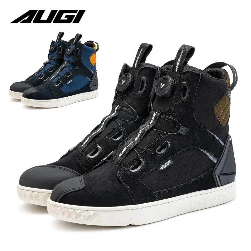 Motorcycle Men and Women AUGI Equipment Urban Commuting Cycling Shoes Motorcycle Boots Casual Anti-fall Shoes Sneakers Retro
Motorcycle Men and Women AUGI Equipment Urban Commuting Cycling Shoes Motorcycle Boots Casual Anti-fall Shoes Sneakers Retro