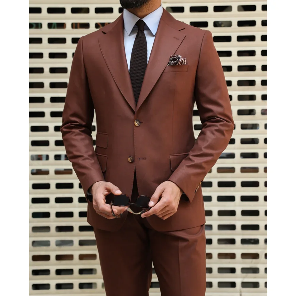 New Fashion Men's Suits 2 Piece Chic Single Breasted Notch Lapel Outfits Wedding Daily Casual Slim Male Suit (Blazer+Pants)
New Fashion Men's Suits 2 Piece Chic Single Breasted Notch Lapel Outfits Wedding Daily Casual Slim Male Suit (Blazer+Pants)