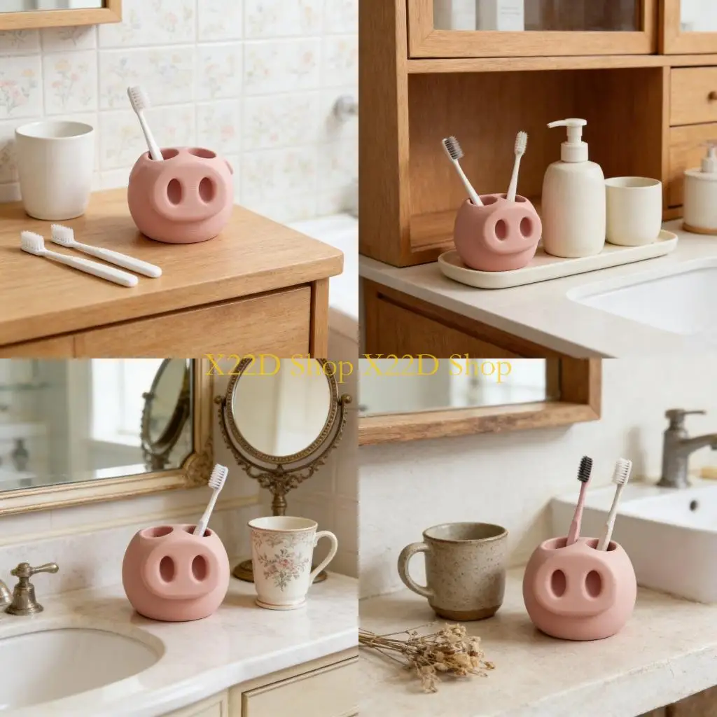 X22D Modern 3D Printed Toothbrush Holder Pink Bathroom Decors for Home Use
X22D Modern 3D Printed Toothbrush Holder Pink Bathroom Decors for Home Use
