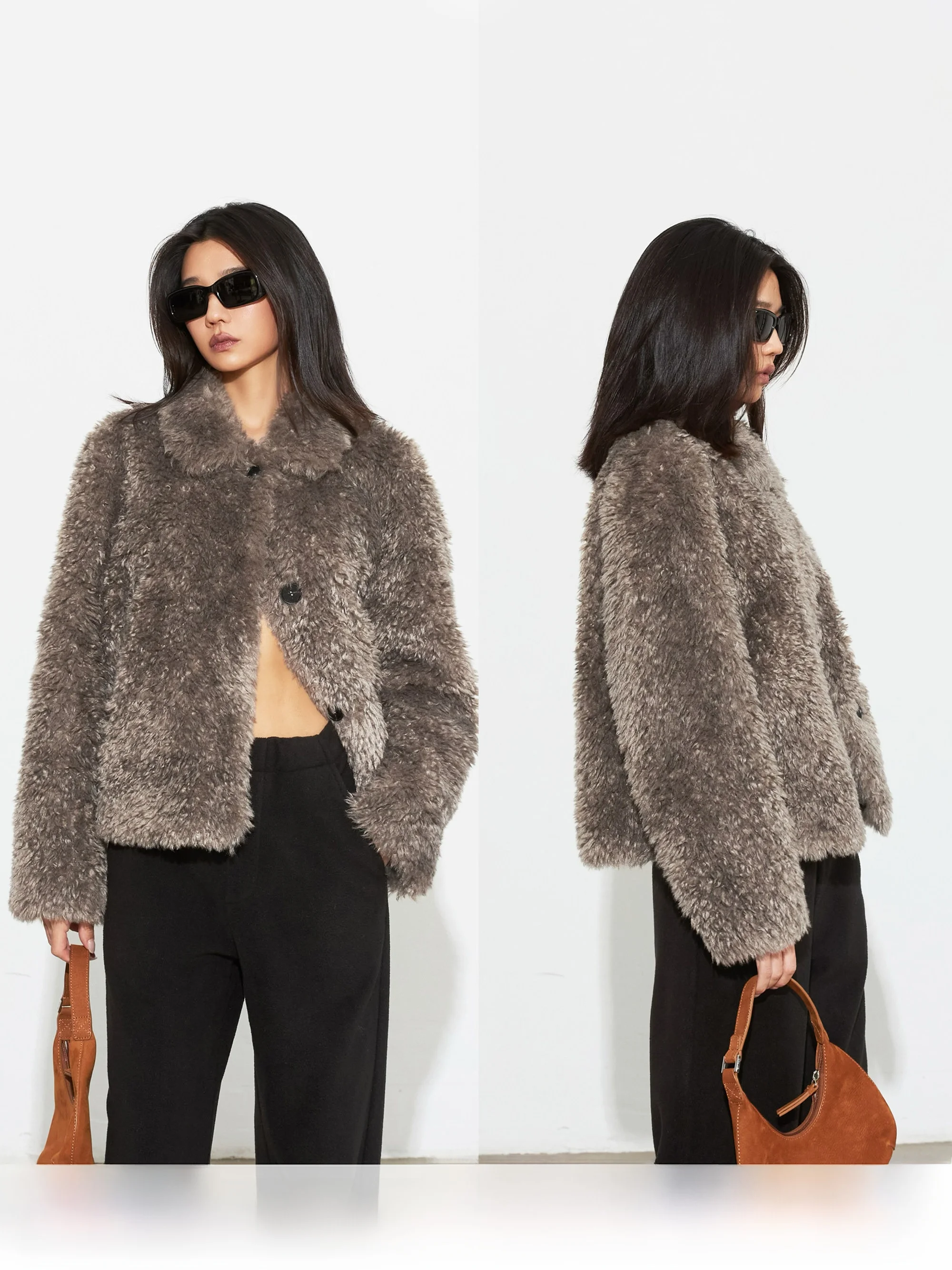 MIRANDA SONG классическое экологически чистое меховое женское зимнее пальто с воротником из полиэстера, повседневное пальто
MIRANDA SONG классическое экологически чистое меховое женское зимнее пальто с воротником из полиэстера, повседневное пальто