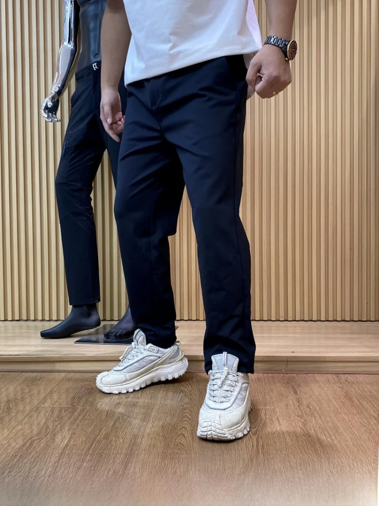 Business Casual Wool Blend Men's Straight Leg Elastic Waist Comfortable Commuter Pants Polyester Fiber Non-ironed Business Style
Business Casual Wool Blend Men's Straight Leg Elastic Waist Comfortable Commuter Pants Polyester Fiber Non-ironed Business Style