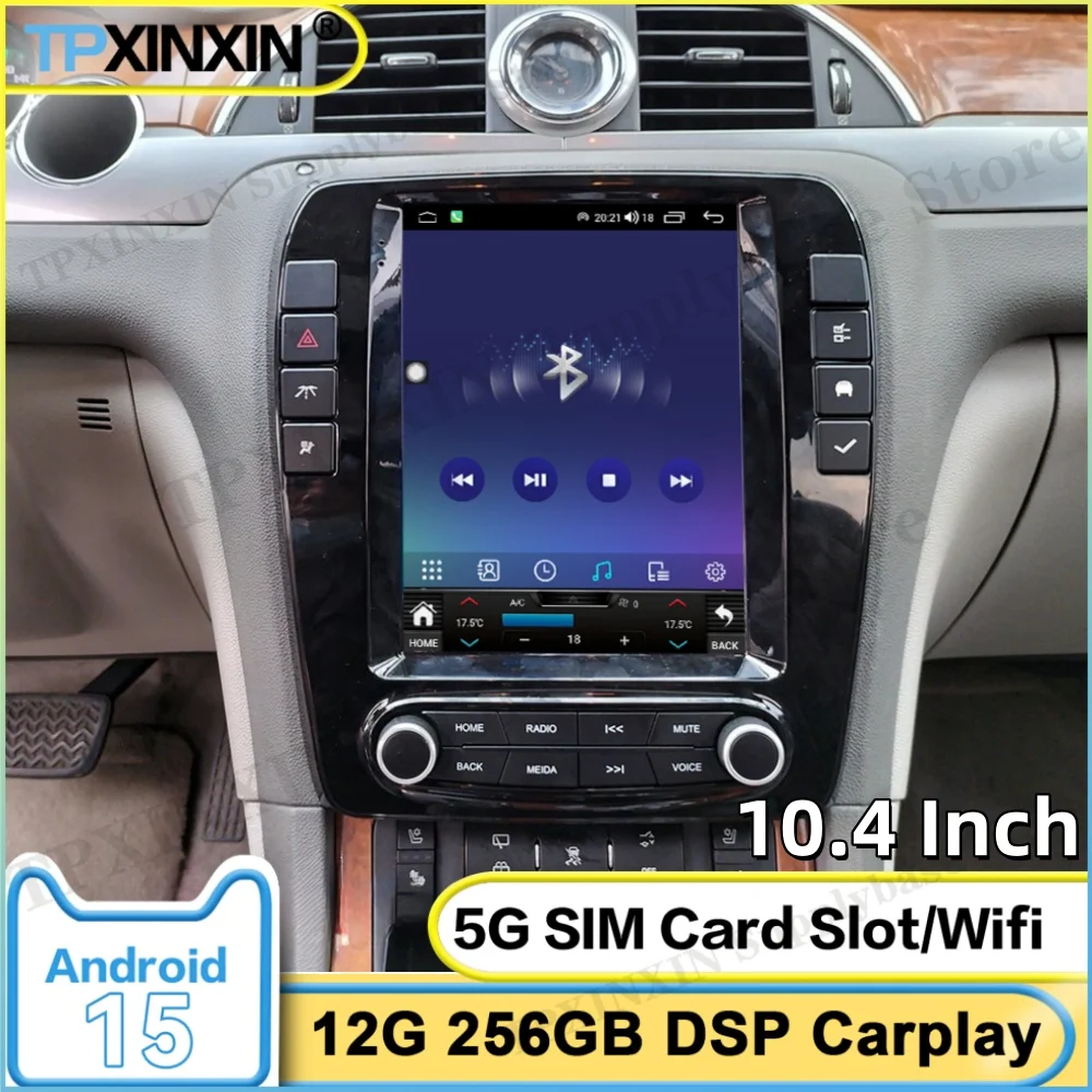 10,4-дюймовый смарт-экран Android 15 для Buick Enclave 2009-2016: GPS-навигация, автомобильное радио, видеоприемник, Carplay, головное устройство
10,4-дюймовый смарт-экран Android 15 для Buick Enclave 2009-2016: GPS-навигация, автомобильное радио, видеоприемник, Carplay, головное устройство