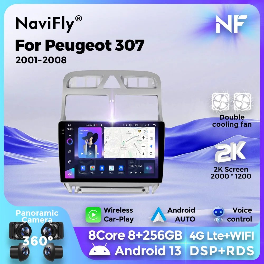 Android 13 Wireless Carplay 8G+256G Car Radio For Peugeot 307 307CC 307SW 2001 2002-2013 Navigation GPS Multimedia Video Player
Android 13 Wireless Carplay 8G+256G Car Radio For Peugeot 307 307CC 307SW 2001 2002-2013 Navigation GPS Multimedia Video Player