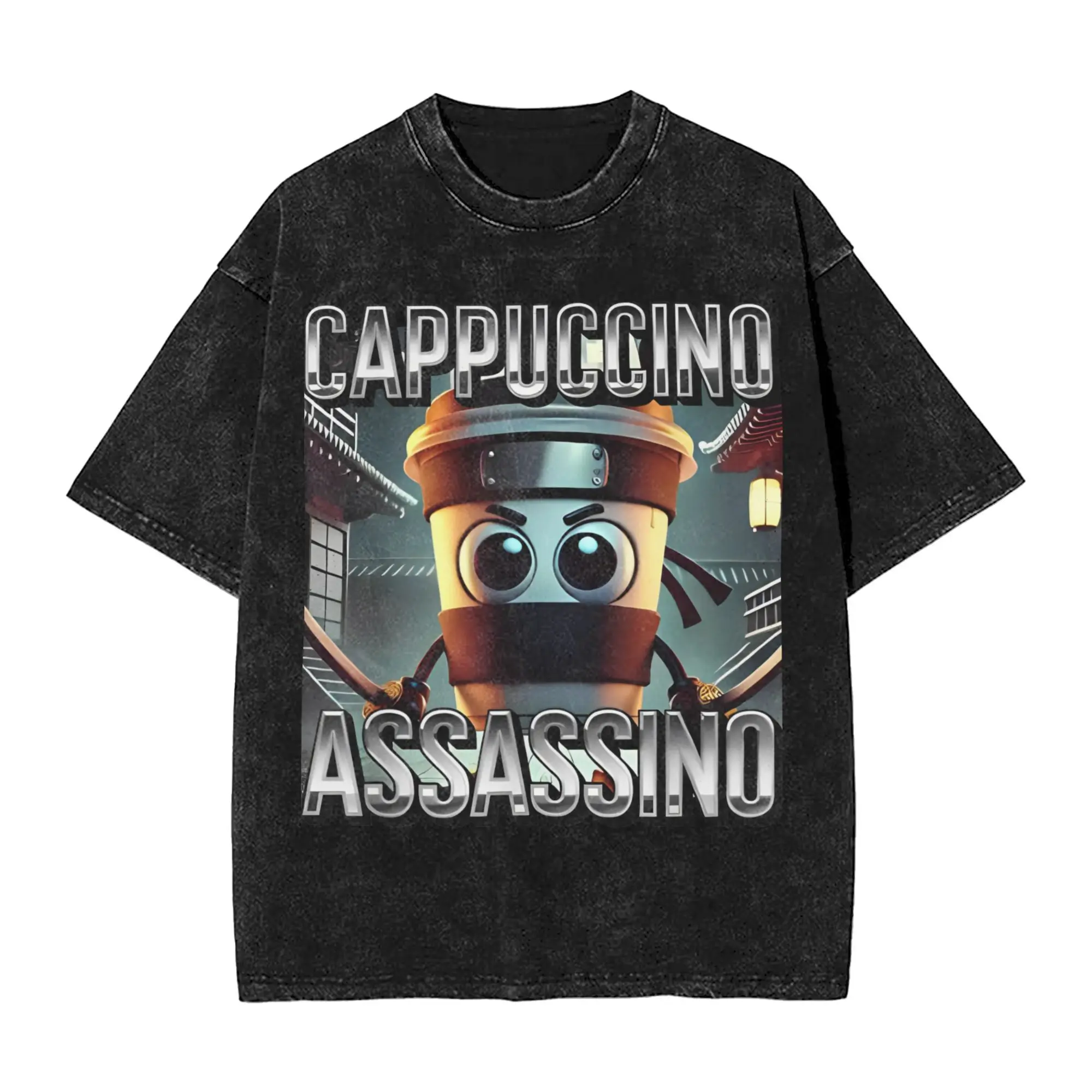 Капучино Assassino Coffee Lovers Italian Brainrot Meme Washed футболка мужские Y2K ретро хлопковые футболки летняя одежда больших размеров
Капучино Assassino Coffee Lovers Italian Brainrot Meme Washed футболка мужские Y2K ретро хлопковые футболки летняя одежда больших размеров