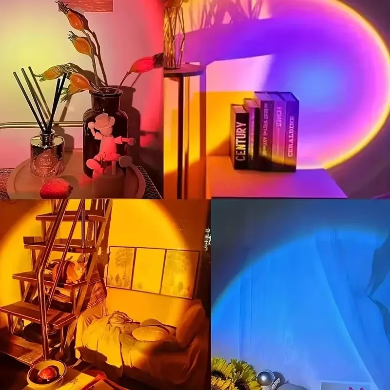 1pc16 color remote control sunset light, USB nightlight, photo atmosphere light, used to decorate bedrooms, etc.
1pc16 color remote control sunset light, USB nightlight, photo atmosphere light, used to decorate bedrooms, etc.
