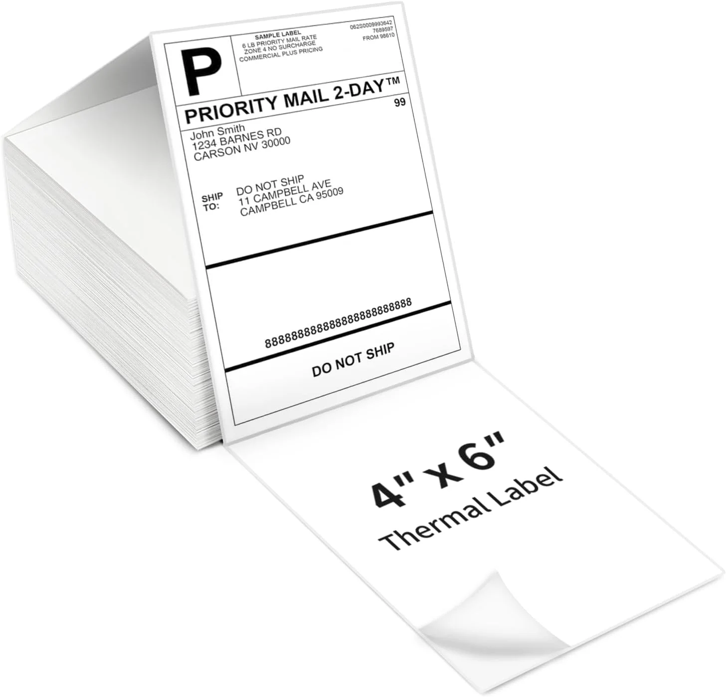 Thermal Shipping Labels Roll Shipping Package Thermal Printer All-Purpose Label Paper Sticker Self-adhesive for Express
Thermal Shipping Labels Roll Shipping Package Thermal Printer All-Purpose Label Paper Sticker Self-adhesive for Express