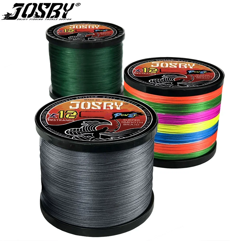 JOSBY 100 м 300 м 500 м 1000 м 12 нитей сверхпрочные рыболовные лески 100% полиэтиленовые многонитевые японские x12 плетеные лески для ловли карпа
JOSBY 100 м 300 м 500 м 1000 м 12 нитей сверхпрочные рыболовные лески 100% полиэтиленовые многонитевые японские x12 плетеные лески для ловли карпа