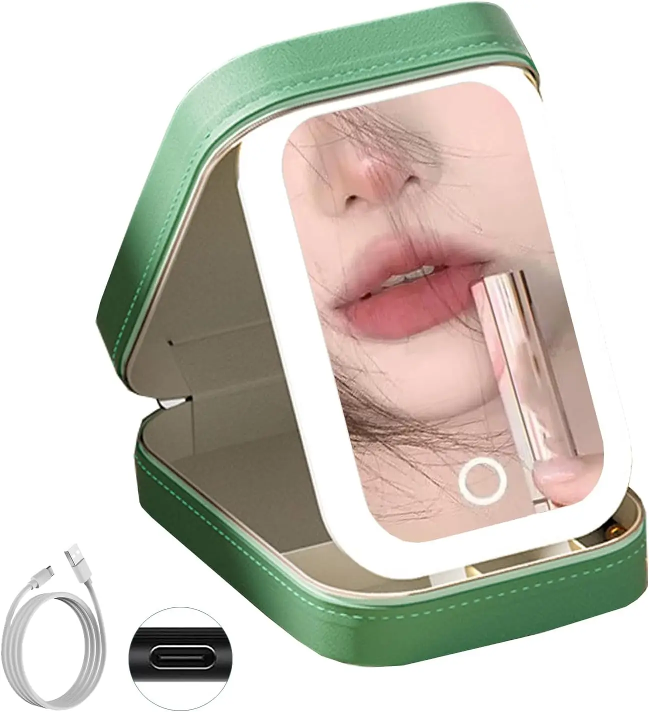 Дорожная сумка для макияжа с зеркальным фотоэлементом, USB-перезаряжаемая зеркальная косметическая сумка для макияжа, компактная косметичка с зеркальным фотоэлементом
Дорожная сумка для макияжа с зеркальным фотоэлементом, USB-перезаряжаемая зеркальная косметическая сумка для макияжа, компактная косметичка с зеркальным фотоэлементом