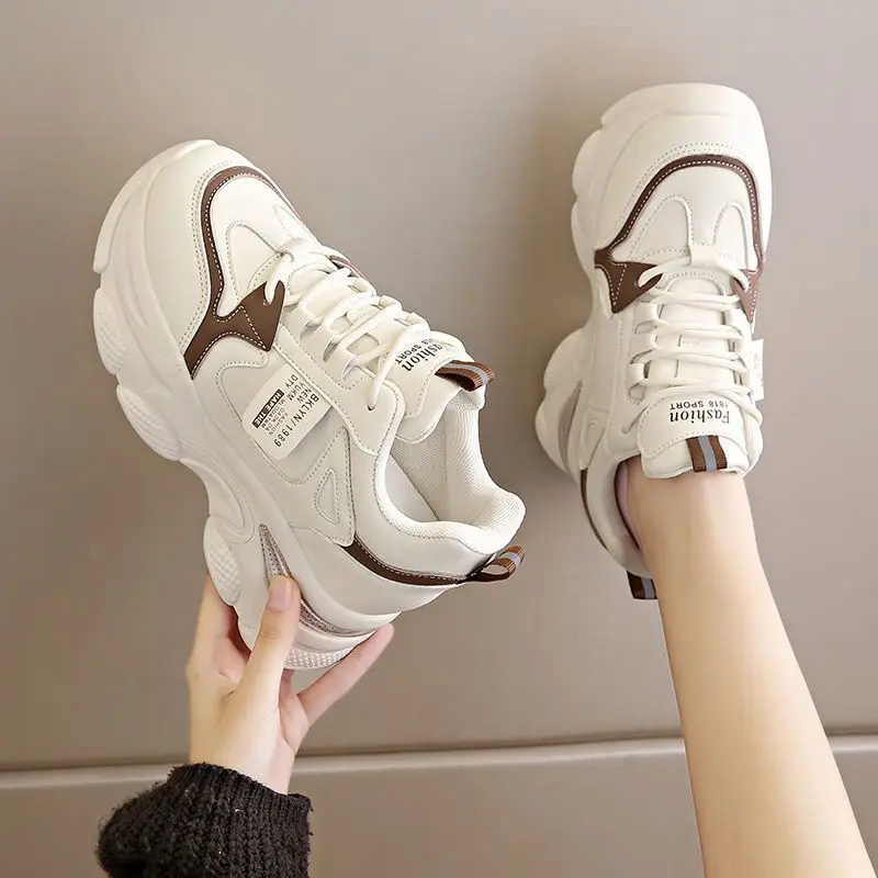 Women Thick Bottom Ultra-light Sneakers New Spring Autumn White Sports Shoes Casual Woman Comfort Breathable Running Shoes
Women Thick Bottom Ultra-light Sneakers New Spring Autumn White Sports Shoes Casual Woman Comfort Breathable Running Shoes
