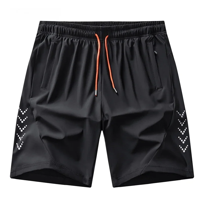 Men Quick Dry Sports Shorts Ice Silk Breathable 5" Pants Reflective Strips Multi Pockets Drawstring Running Gym Beach Plus Size
Men Quick Dry Sports Shorts Ice Silk Breathable 5" Pants Reflective Strips Multi Pockets Drawstring Running Gym Beach Plus Size