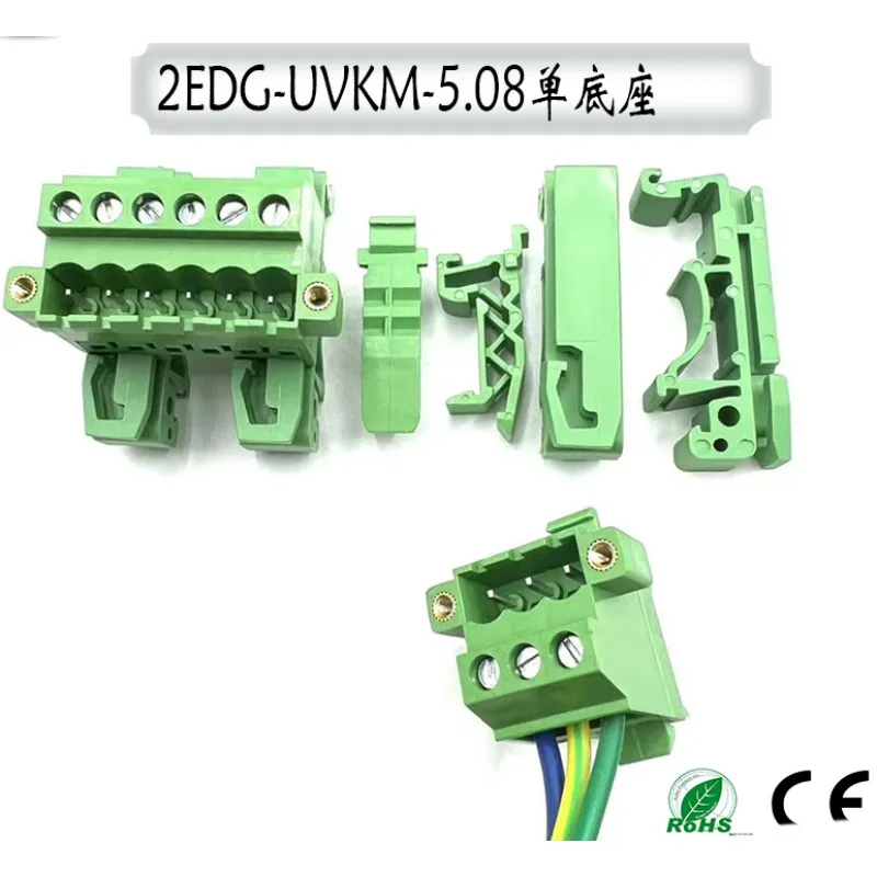 10pcs guide rail type 2EDG-UVKM-5.08mm 2p-24pin single base welding-free butt plug-in terminal with ear flange 2-24pin
10pcs guide rail type 2EDG-UVKM-5.08mm 2p-24pin single base welding-free butt plug-in terminal with ear flange 2-24pin