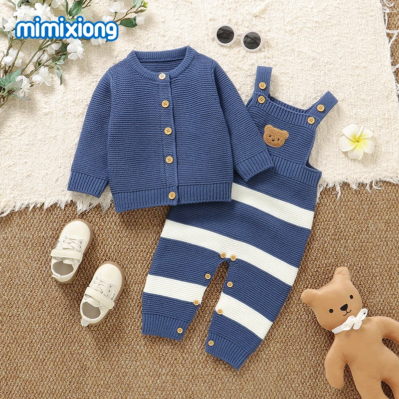 Комплекты детской одежды, зимние синие вязаные свитера с длинными рукавами, куртки + комбинезоны, наряды для новорожденных мальчиков, верхняя одежда, костюм, От 0 до 18 месяцев
Комплекты детской одежды, зимние синие вязаные свитера с длинными рукавами, куртки + комбинезоны, наряды для новорожденных мальчиков, верхняя одежда, костюм, От 0 до 18 месяцев