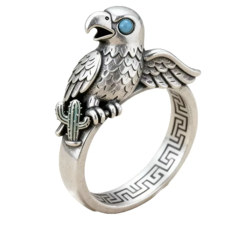 New original bird stomping cactus ring ins simple retro jewelry daily vacation party accessories
New original bird stomping cactus ring ins simple retro jewelry daily vacation party accessories