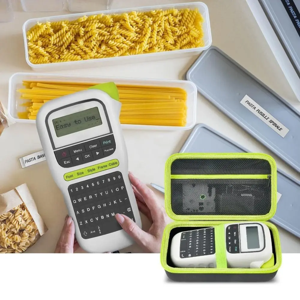 Portable Label Maker Storage Bag Shockproof EVA Carrying Case for Brother P-Touch PTH110BP/ PTH110/ PTH111/ PTE110
Portable Label Maker Storage Bag Shockproof EVA Carrying Case for Brother P-Touch PTH110BP/ PTH110/ PTH111/ PTE110