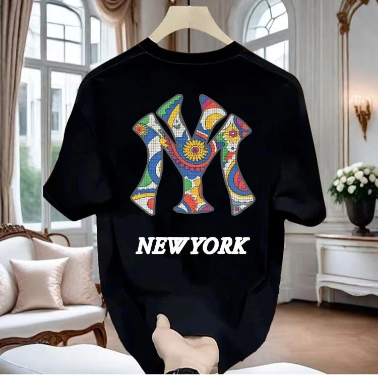 High-quality Men's Summer New Thick Pure Cotton T-shirt, with Printed Design, Stylish, Breathable, and Sweat-absorbing
High-quality Men's Summer New Thick Pure Cotton T-shirt, with Printed Design, Stylish, Breathable, and Sweat-absorbing