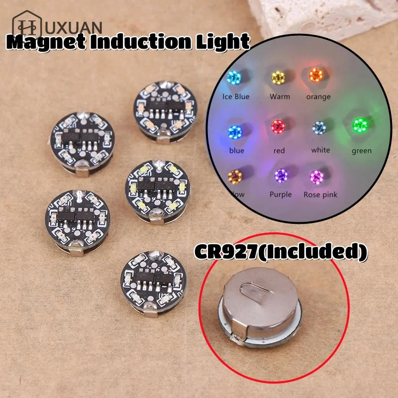 8-Mode Wireless LED Magnet Induction Lights + CR927 Button Battery + Magnet DIY Micro Scene Layout Illumination Toys Model
8-Mode Wireless LED Magnet Induction Lights + CR927 Button Battery + Magnet DIY Micro Scene Layout Illumination Toys Model