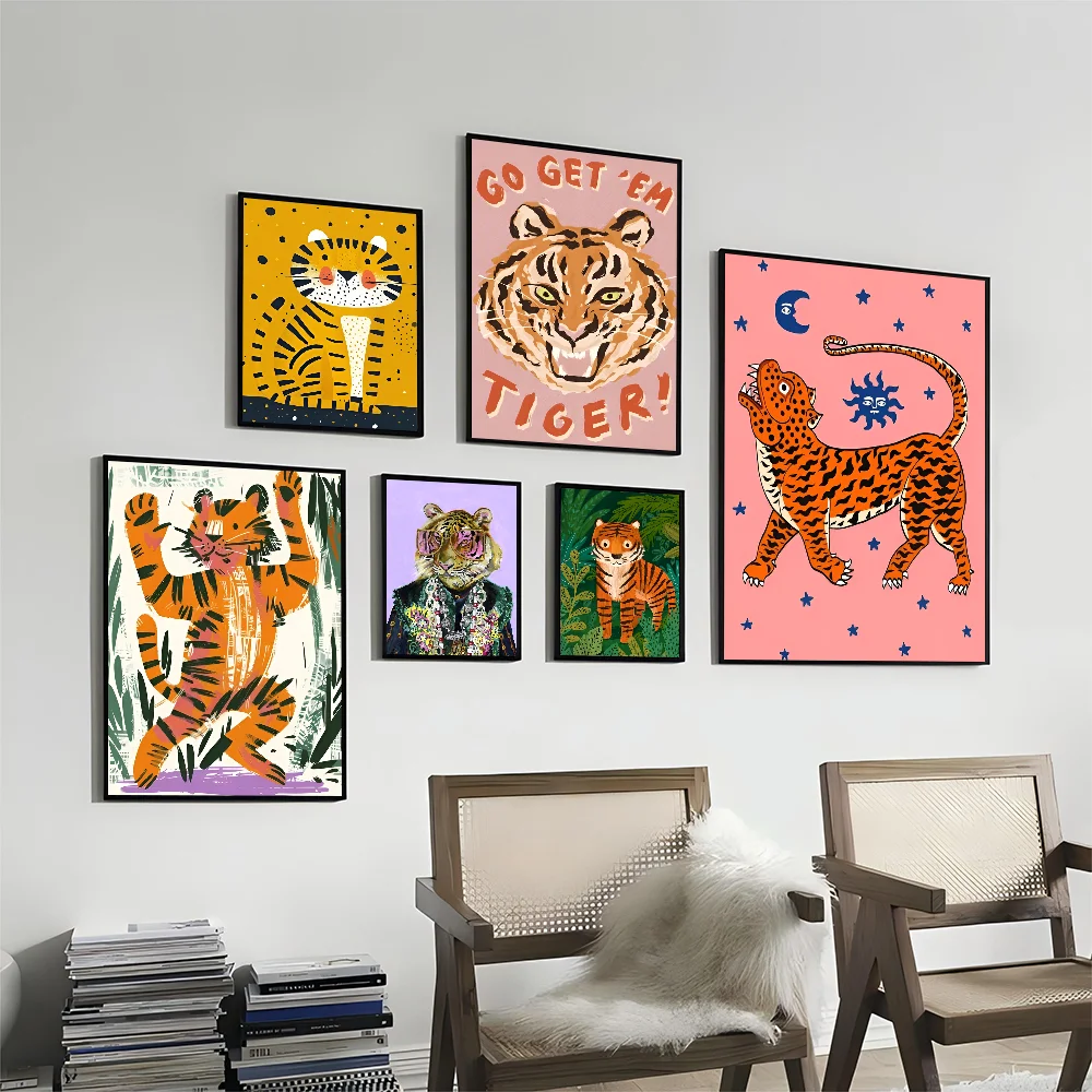 Tiger Art Print DIY Sticky Poster Fancy Wall Sticker For Living Room Bar Decoration Wall Decor
Tiger Art Print DIY Sticky Poster Fancy Wall Sticker For Living Room Bar Decoration Wall Decor