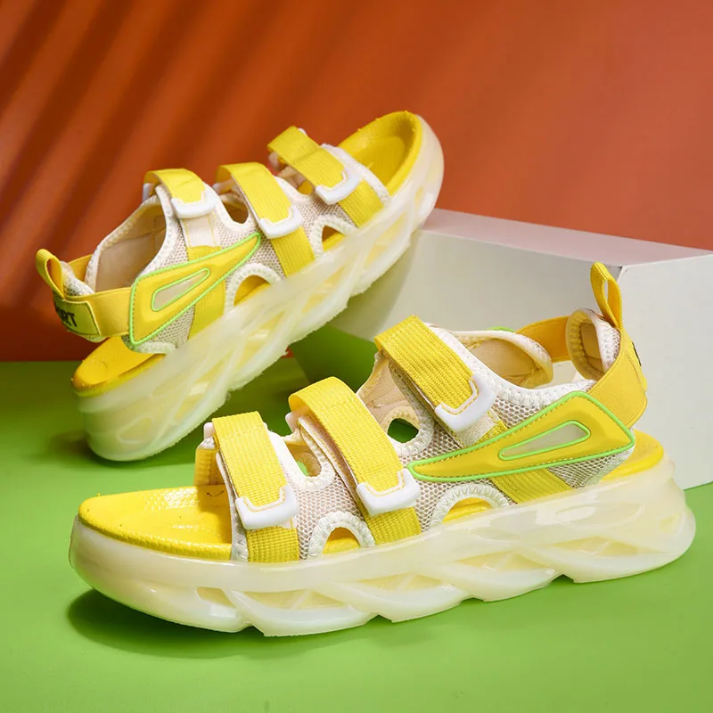 Fashion Yellow Sandals Men Roman Sandals 2025 Summer Men's Beach Sandals Comfort Hook Loop Platform Sandals Man sandalias hombre
Fashion Yellow Sandals Men Roman Sandals 2025 Summer Men's Beach Sandals Comfort Hook Loop Platform Sandals Man sandalias hombre