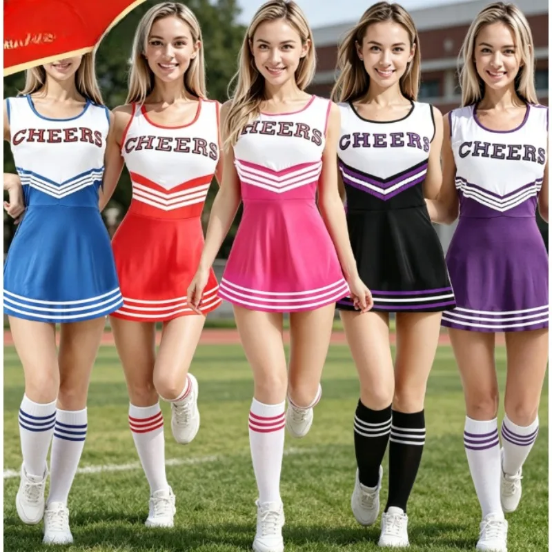 Adult Cheerleader Performance Dress – Sports Cheerleading Uniform – Breathable & Stretchy – Perfect for Football Game Pep Rally
Adult Cheerleader Performance Dress – Sports Cheerleading Uniform – Breathable & Stretchy – Perfect for Football Game Pep Rally