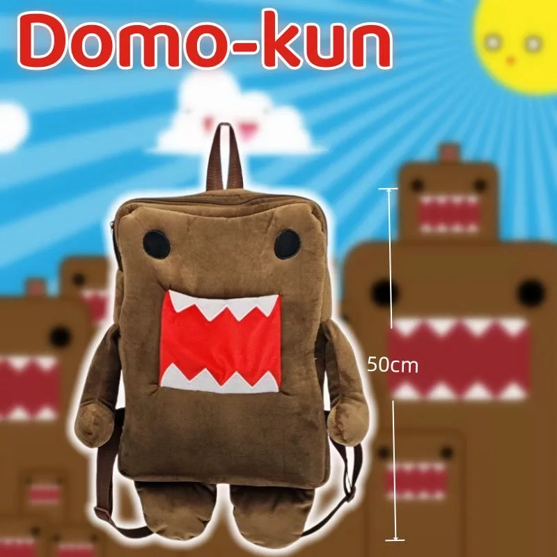 Hot Kawaii Domo Kun Plush Backpack Women Men Brown Stuffed Bag Cute Small Shoulder Messenger Bag
Hot Kawaii Domo Kun Plush Backpack Women Men Brown Stuffed Bag Cute Small Shoulder Messenger Bag