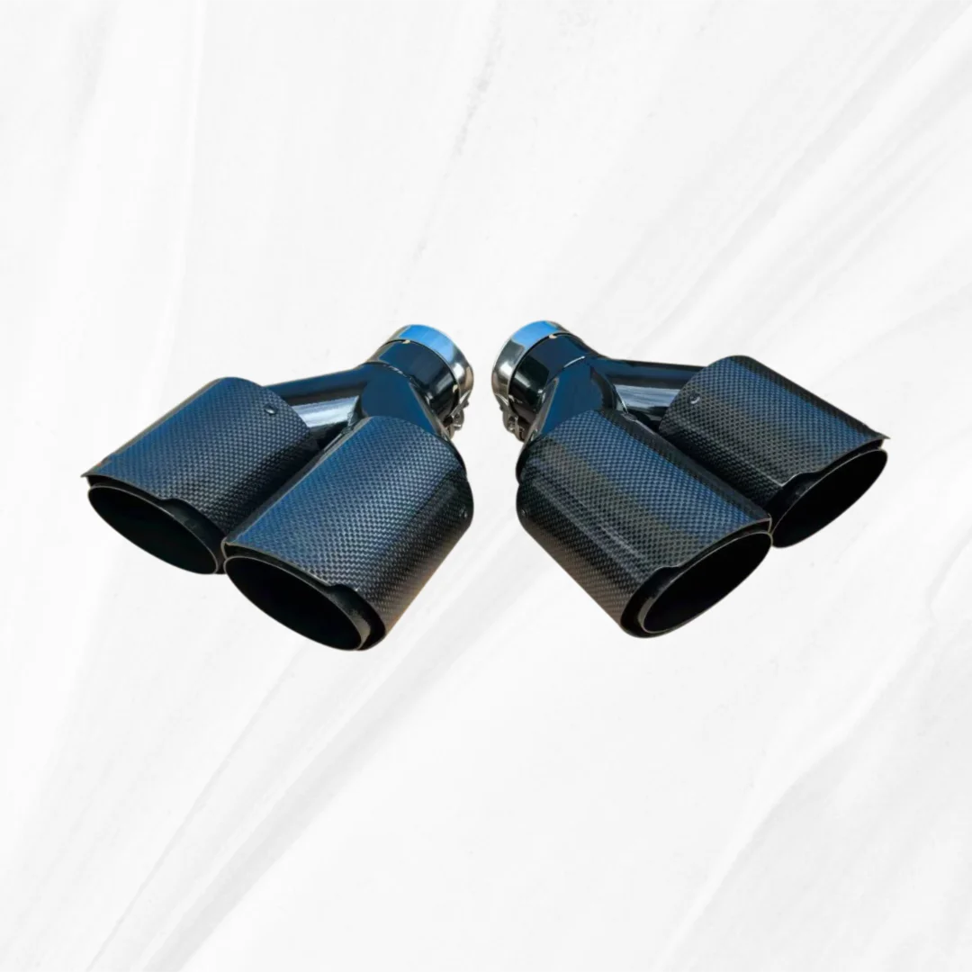 1Pcs Automobile universal double-outlet exhaust tail pipe carbon fib exhaust tail pipe stainless steel exhaust tail throat
1Pcs Automobile universal double-outlet exhaust tail pipe carbon fib exhaust tail pipe stainless steel exhaust tail throat