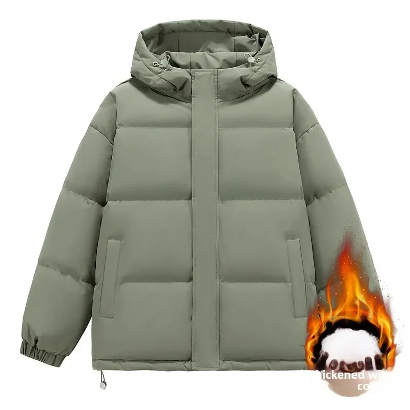 Winter Thickened Hooded Cotton Jacket Style Korean Version Loose Casual Couple Outerwear Hong Kong Style Trendy
Winter Thickened Hooded Cotton Jacket Style Korean Version Loose Casual Couple Outerwear Hong Kong Style Trendy